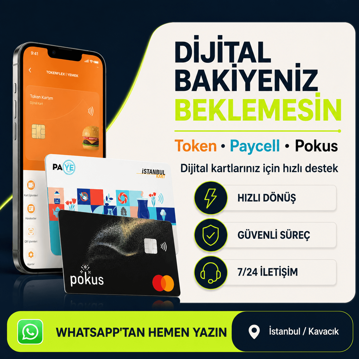 Dijital kartlar için hızlı destek